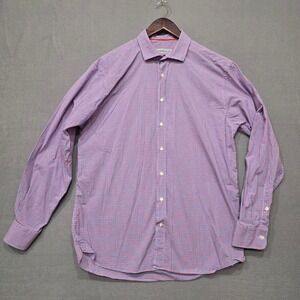 Scott James Mens Long Sleeve Button Up Multicolored‎ Shirt Size Large